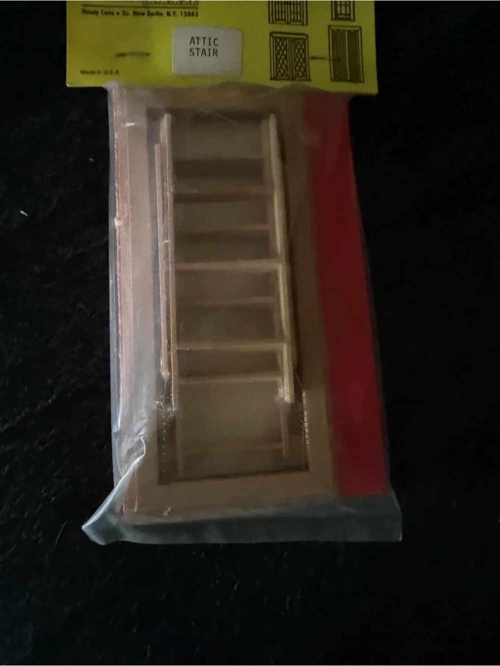 Timberbrook Miniatures Attic Stair - Natural Wood